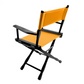 Table Height (18″) Director’s Chair – Gold Medal Classic Black Finish