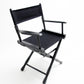 Table Height (18″) Director’s Chair – Gold Medal Classic Black Finish