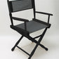 Table Height (18″) Director’s Chair – Gold Medal Classic Black Finish