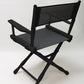 Table Height (18″) Director’s Chair – Gold Medal Classic Black Finish