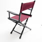 Table Height (18″) Director’s Chair – Gold Medal Classic Black Finish