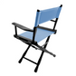 Table Height (18″) Director’s Chair – Gold Medal Classic Black Finish