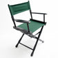 Table Height (18″) Director’s Chair – Gold Medal Classic Black Finish