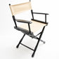 Table Height (18″) Director’s Chair – Gold Medal Classic Black Finish