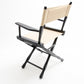 Table Height (18″) Director’s Chair – Gold Medal Classic Black Finish