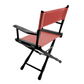 Table Height (18″) Director’s Chair – Gold Medal Classic Black Finish
