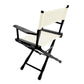 Table Height (18″) Director’s Chair – Gold Medal Classic Black Finish