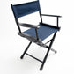 Table Height (18″) Director’s Chair – Gold Medal Classic Black Finish