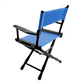 Table Height (18″) Director’s Chair – Gold Medal Classic Black Finish
