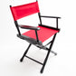 Table Height (18″) Director’s Chair – Gold Medal Classic Black Finish