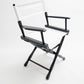 Table Height (18″) Director’s Chair – Gold Medal Classic Black Finish