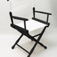 Table Height (18″) Director’s Chair – Gold Medal Classic Black Finish