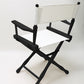Table Height (18″) Director’s Chair – Gold Medal Classic Black Finish