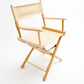Table Height (18″) Director’s Chair – Gold Medal Classic Natural Finish