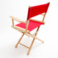 Table Height (18″) Director’s Chair – Gold Medal Classic Natural Finish