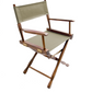 Table Height (18″) Director’s Chair – Gold Medal Classic Walnut Finish