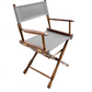 Table Height (18″) Director’s Chair – Gold Medal Classic Walnut Finish
