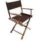Table Height (18″) Director’s Chair – Gold Medal Classic Walnut Finish