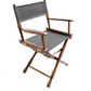 Table Height (18″) Director’s Chair – Gold Medal Classic Walnut Finish