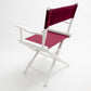 Table Height (18″) Director’s Chair – Gold Medal Classic White Finish