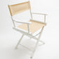 Table Height (18″) Director’s Chair – Gold Medal Classic White Finish