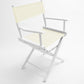 Table Height (18″) Director’s Chair – Gold Medal Classic White Finish