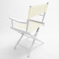 Table Height (18″) Director’s Chair – Gold Medal Classic White Finish