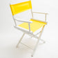Table Height (18″) Director’s Chair – Gold Medal Classic White Finish
