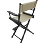 Counter Height (24″) Director’s Chair – Gold Medal Classic Black Finish