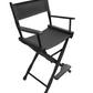 Counter Height (24″) Director’s Chair – Gold Medal Classic Black Finish