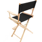 Counter Height (24″) Director’s Chair – Gold Medal Classic Natural Finish