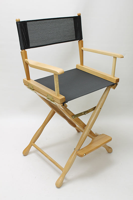 Counter Height (24″) Director’s Chair – Gold Medal Classic Natural Finish