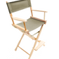 Counter Height (24″) Director’s Chair – Gold Medal Classic Natural Finish