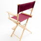 Counter Height (24″) Director’s Chair – Gold Medal Classic Natural Finish