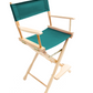 Counter Height (24″) Director’s Chair – Gold Medal Classic Natural Finish