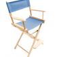 Counter Height (24″) Director’s Chair – Gold Medal Classic Natural Finish
