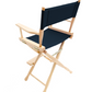 Counter Height (24″) Director’s Chair – Gold Medal Classic Natural Finish