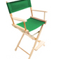 Counter Height (24″) Director’s Chair – Gold Medal Classic Natural Finish