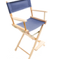 Counter Height (24″) Director’s Chair – Gold Medal Classic Natural Finish