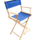 Counter Height (24″) Director’s Chair – Gold Medal Classic Natural Finish