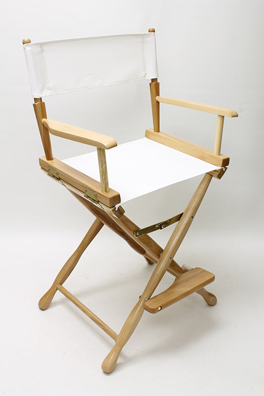 Counter Height (24″) Director’s Chair – Gold Medal Classic Natural Finish