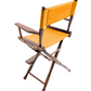 Counter Height (24″) Director’s Chair – Gold Medal Classic Walnut Finish