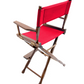 Counter Height (24″) Director’s Chair – Gold Medal Classic Walnut Finish