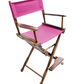 Counter Height (24″) Director’s Chair – Gold Medal Classic Walnut Finish