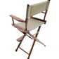 Counter Height (24″) Director’s Chair – Gold Medal Classic Walnut Finish