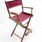 Counter Height (24″) Director’s Chair – Gold Medal Classic Walnut Finish