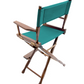 Counter Height (24″) Director’s Chair – Gold Medal Classic Walnut Finish