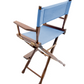 Counter Height (24″) Director’s Chair – Gold Medal Classic Walnut Finish