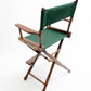 Counter Height (24″) Director’s Chair – Gold Medal Classic Walnut Finish