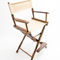 Counter Height (24″) Director’s Chair – Gold Medal Classic Walnut Finish